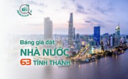 Bảng giá đất 63 tỉnh thành