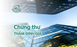 Chứng thư thẩm định giá