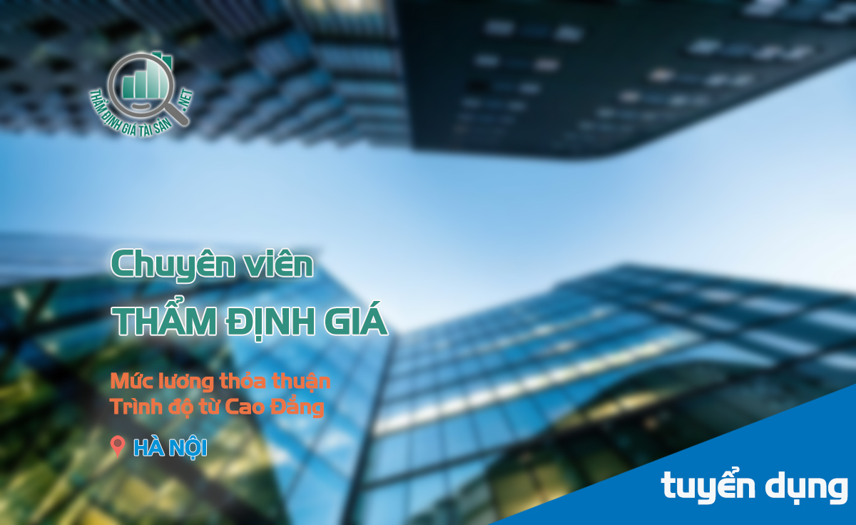 Tuyển dụng thẩm định giá